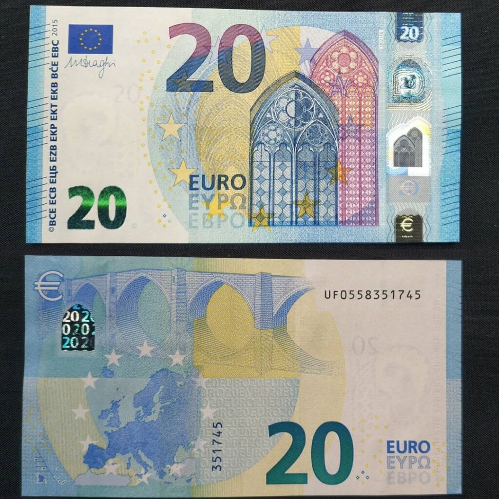 Fake 20 Euro Note