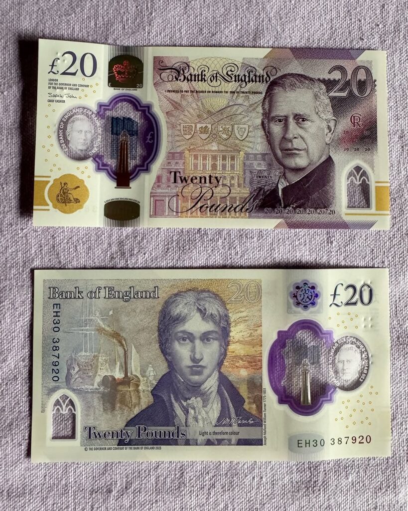 fake twenty pound note