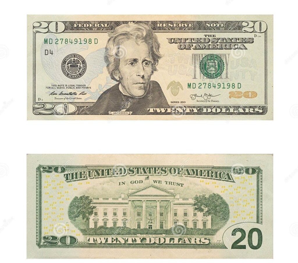 fake 20 dollar bill