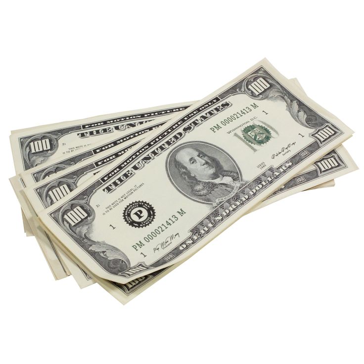 1980 Series $100 Full Print Fat Fold