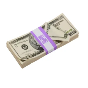 2000 Series $20 Aged $2,000 Full Print Prop Money Stack
