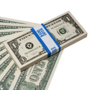 1980 Series $1 Full Print Prop Money Stack