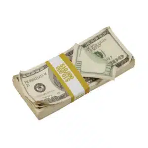 2000 Series $100s $20,000 Aged Full Print Prop Money Bundle