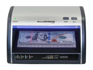 AccuBANKER LED420 Counterfeit Bill & Card Detector, 110V