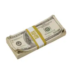 2000 Series $100s Aged $10,000 Full Print Prop Money Stack