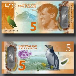 Fake New Zealand Dollar $5
